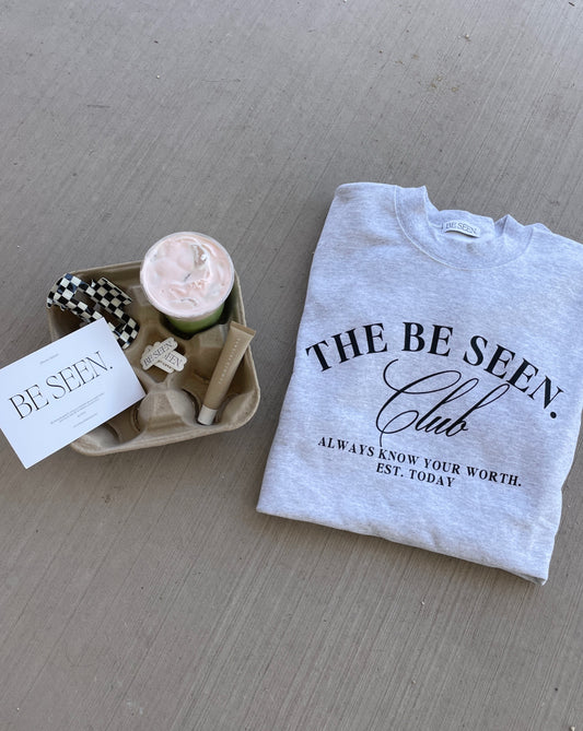 The BE SEEN. Club Crewneck